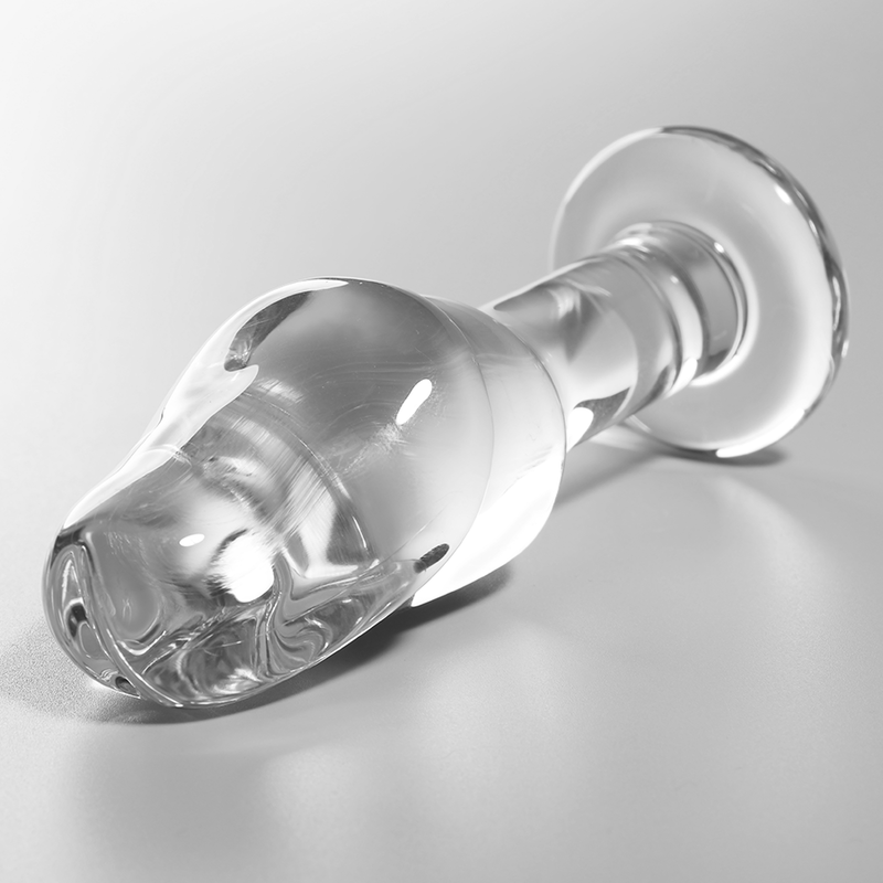 Plug Cristal Nebula Series By Ibiza - Modelo 6  Borosilicato 12.5 X 4 Cm Transparente