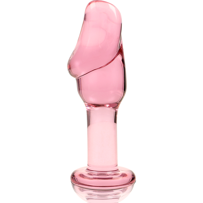 Plug Cristal Nebula Series By Ibiza - Modelo 6  Borosilicato 12.5 X 4 Cm Rosa