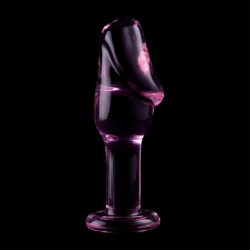 Nebula Series By Ibiza - Modelo 6 Plug Cristal Rosa 12.5 Cm -o- 4 Cm