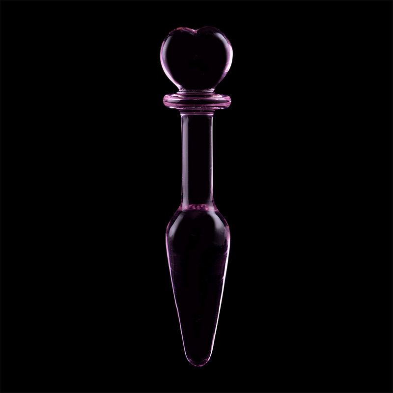 Plug Cristal Nebula Series By Ibiza - Modelo 7  Borosilicato 13.5 X 3 Cm Rosa