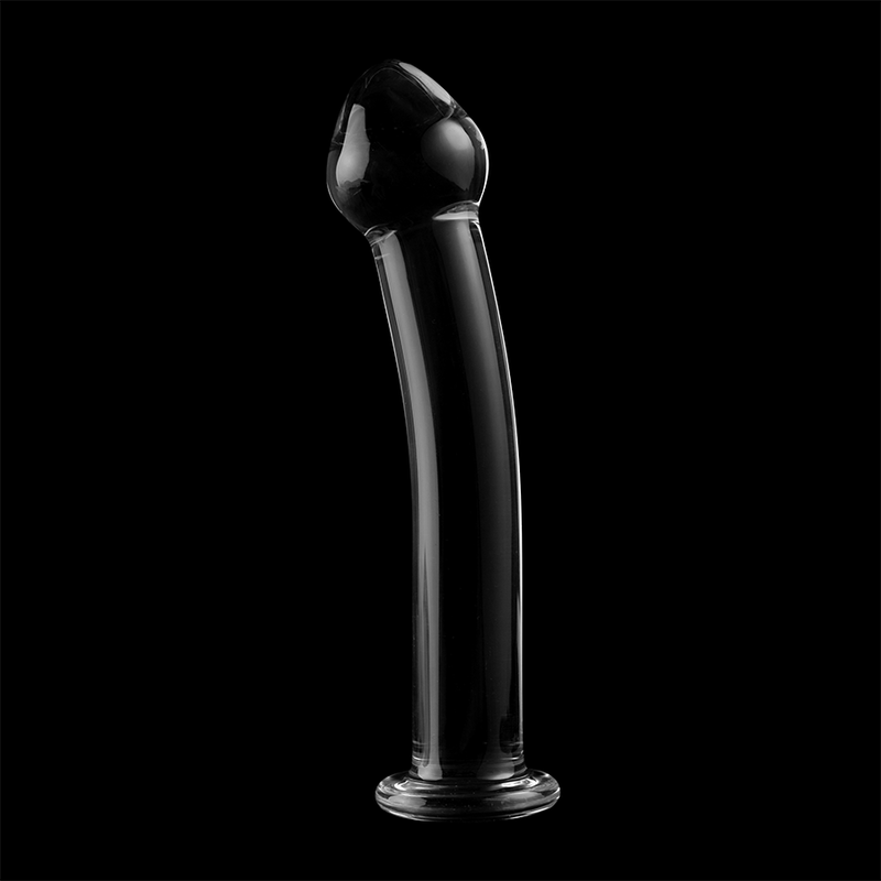 Dildo Cristal Nebula Series By Ibiza - Modelo 11  Borosilicato 16 X 3 Cm Transparente