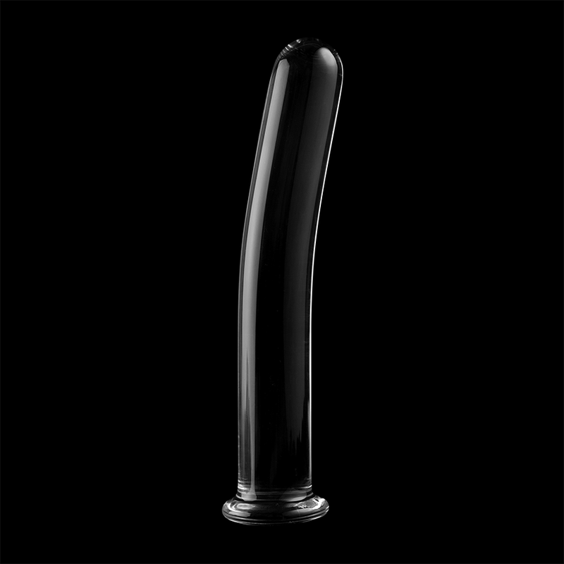 Dildo Crista Nebula Series By Ibiza - Modelo 17 L Borosilicato 18.5 X 3 Cm Transparente