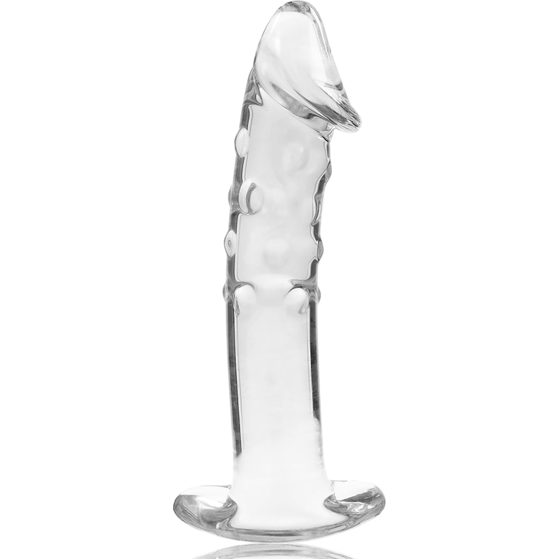 Dildo Nebula Series By Ibiza  Modelo 19 Cristal Borosilicato 18.5 X 4 Cm Transparente
