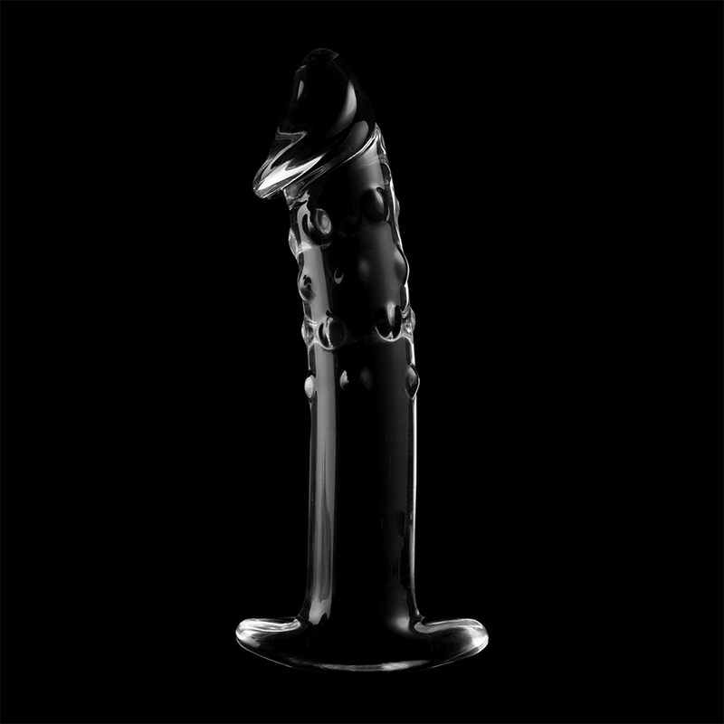 Dildo Nebula Series By Ibiza  Modelo 19 Cristal Borosilicato 18.5 X 4 Cm Transparente