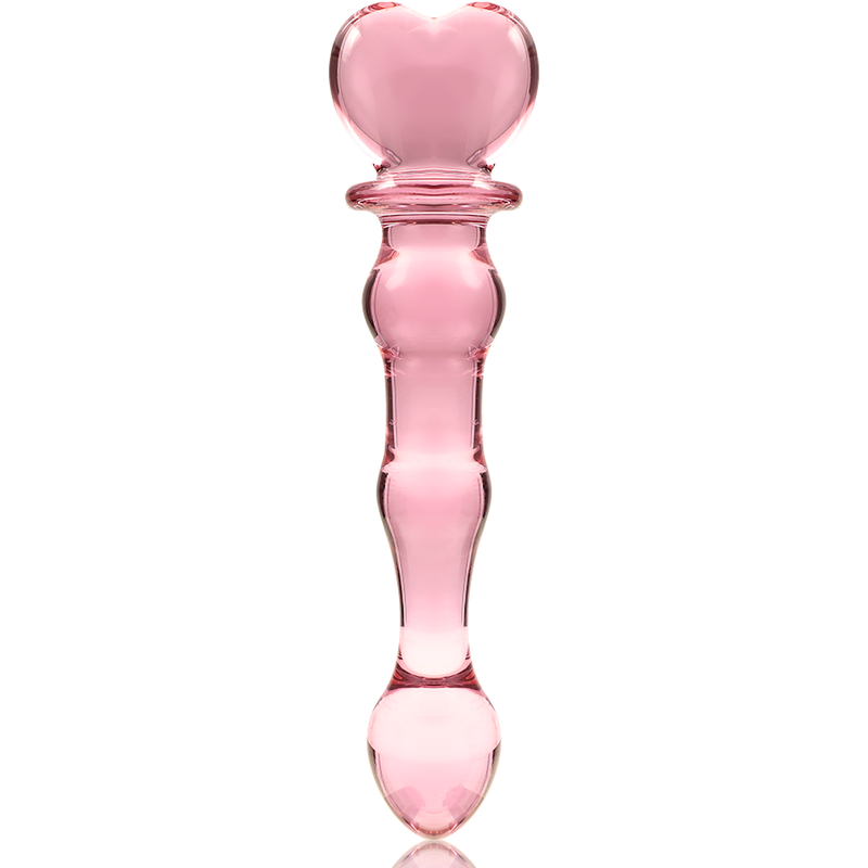 Dildo Nebula Series By Ibiza  Modelo 21 Cristal Borosilicato 20.5 X 3.5 Cm Rosa