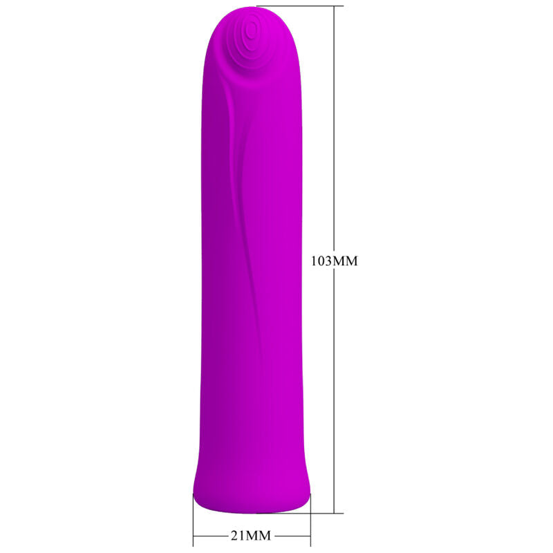 Pretty Love  Curtis Mini Vibrador Super Power 12 Vibraciones Silicona Violeta