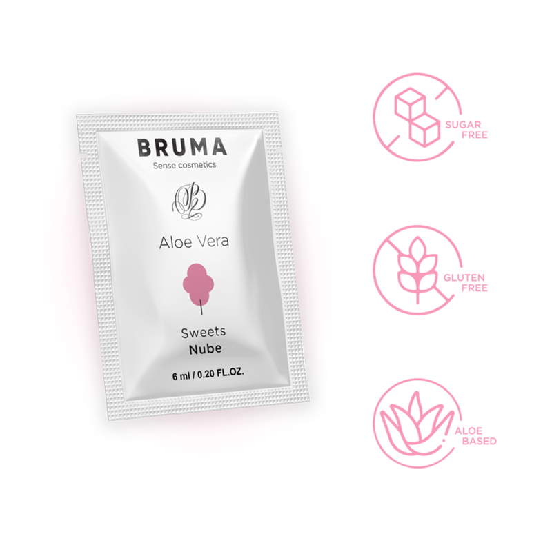 Bruma - Gel Deslizante Con Aloe Vera Sabor A Nube 6 Ml