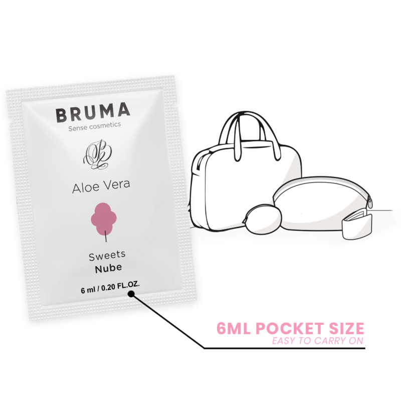 Bruma - Gel Deslizante Con Aloe Vera Sabor A Nube 6 Ml