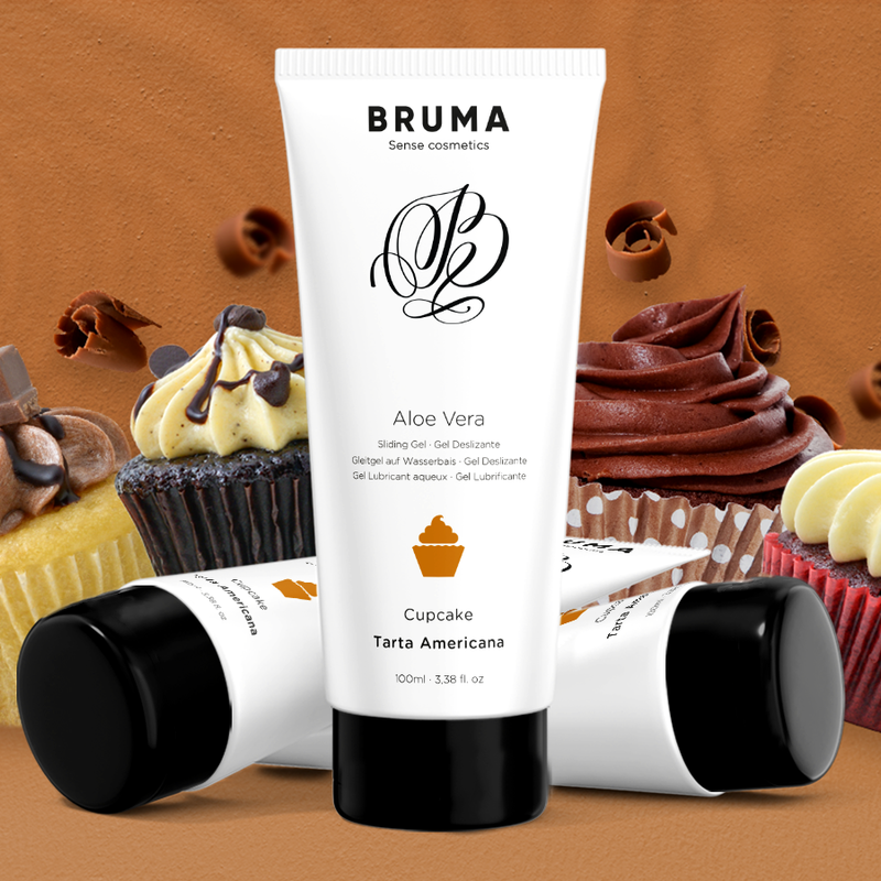 Gel Deslizante  Bruma Con Aloe Vera Sabor A Tarta Americana 100 Ml
