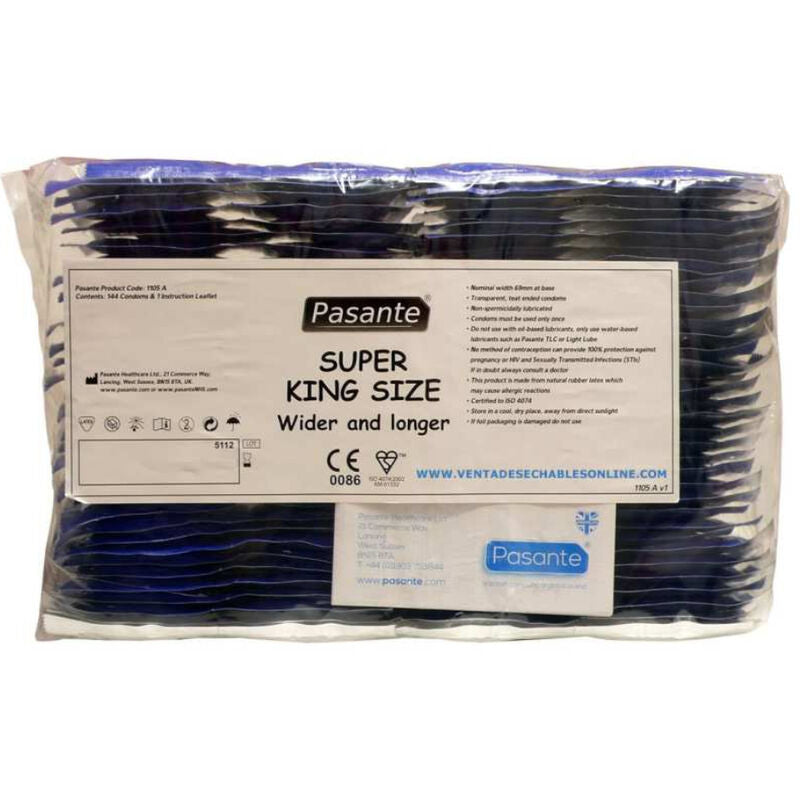 Preservativos Prezerwatywy Super King Size Bulk Pack (144szt)