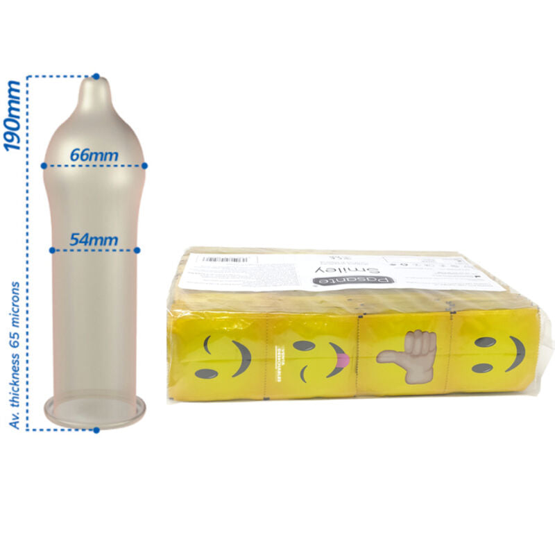 Preservativo  Pasante  Smiley Bolsa 144 Unidades