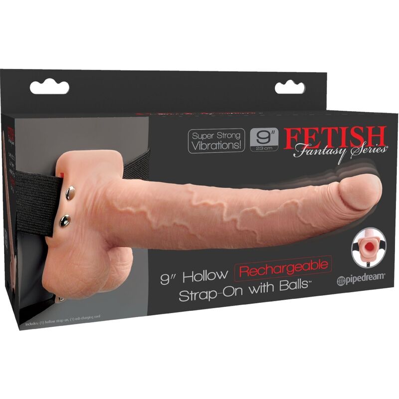 Arnes Elastico Con Dildo Hueco 9 10 Funciones Vibracion Usb Natural