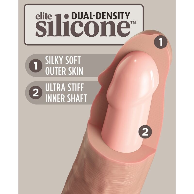 Dildo Realistico King Cock Elite  Silicona 28 Cm