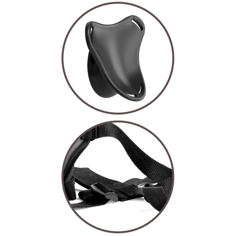King Cock - Elite Arnes Ajustable Para Principiantes Con Dildo 15.2 Cm