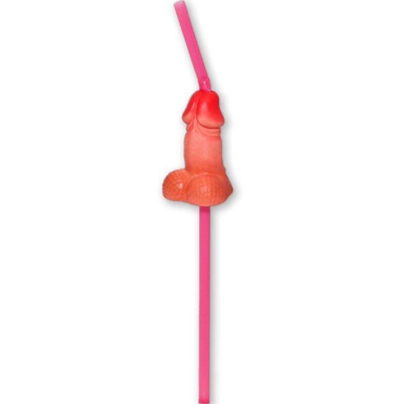 Diablo Picante  Bolsa 5 Pajitas Pene Grande Natural