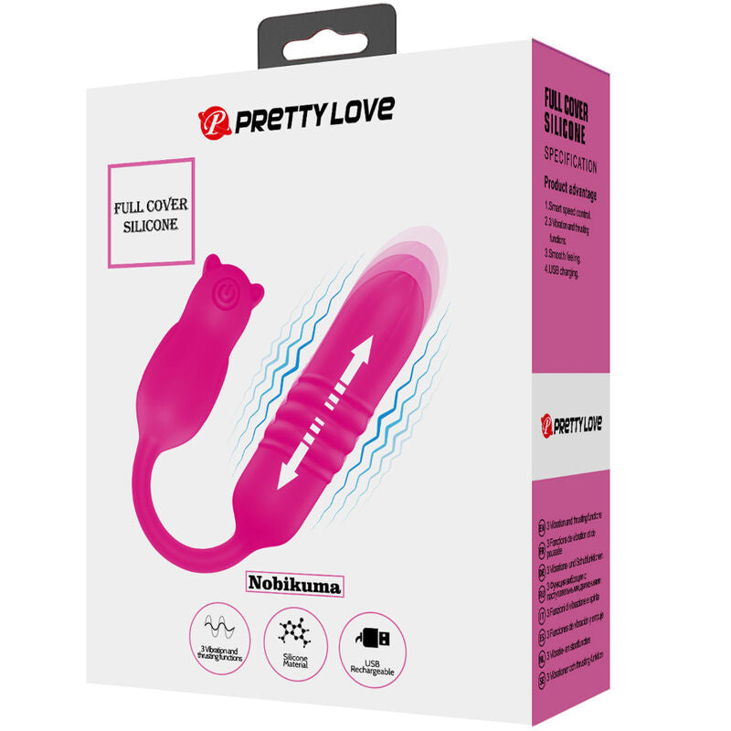 Bala Vibradora Pretty Love  De Silicona Rosa
