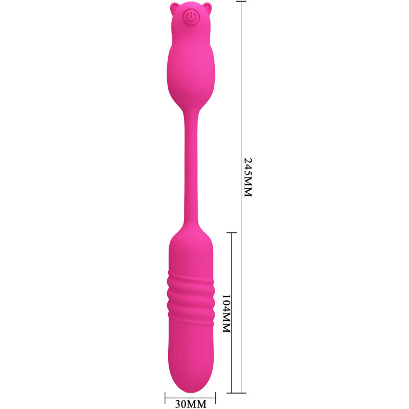 Bala Vibradora Pretty Love  De Silicona Rosa
