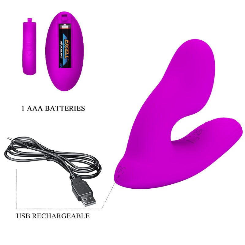 Pretty Love  Melvin Masajeador Clitoris Con Control Remoto