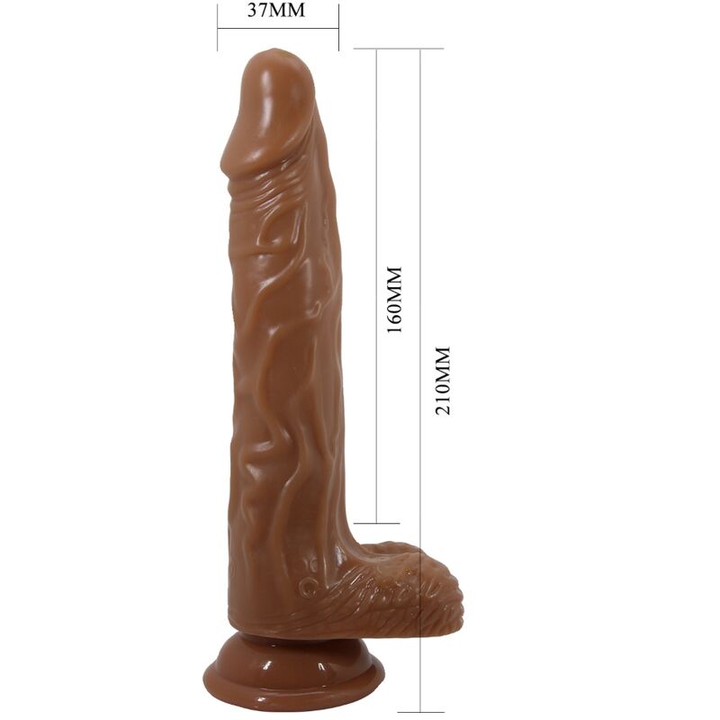Baile  Bodach Vibrador Realista Con Ventosa Control Remoto