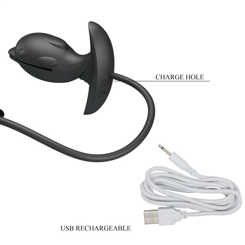Pretty Love  Plug Anal Delfin Inflable &#38; Recargable
