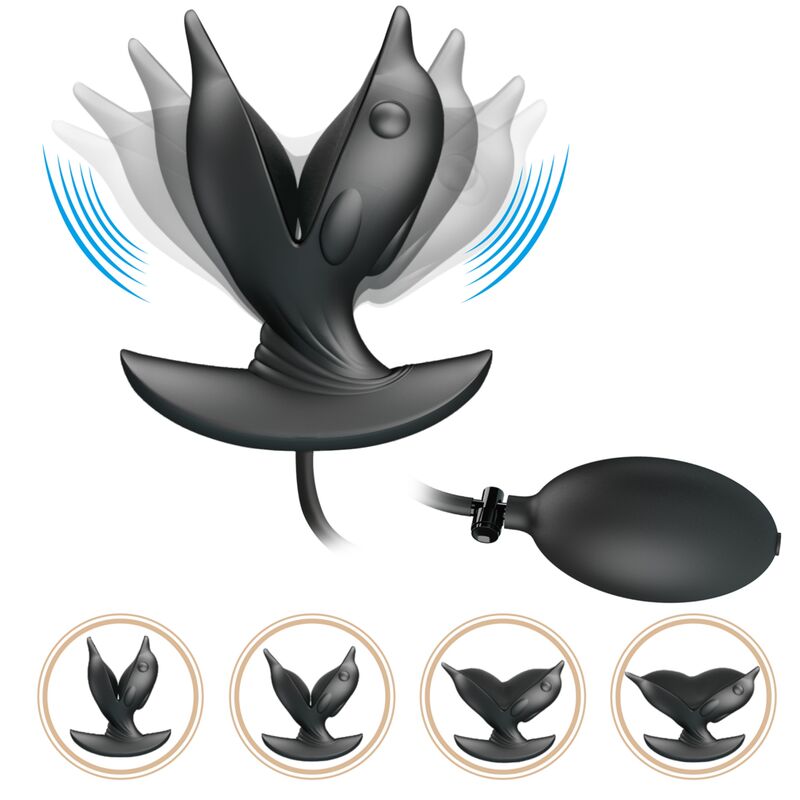 Pretty Love  Plug Anal Delfin Inflable &#38; Recargable