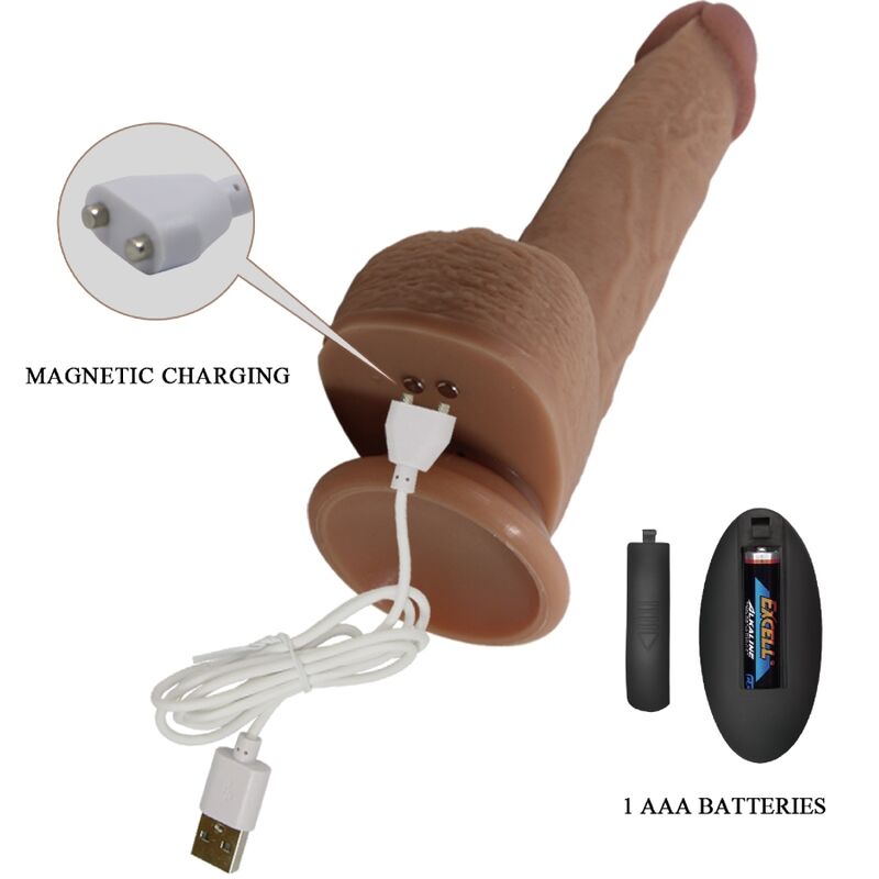Dildo  Pretty Love  Tommy Realista Vibrador 22.5 Cm
