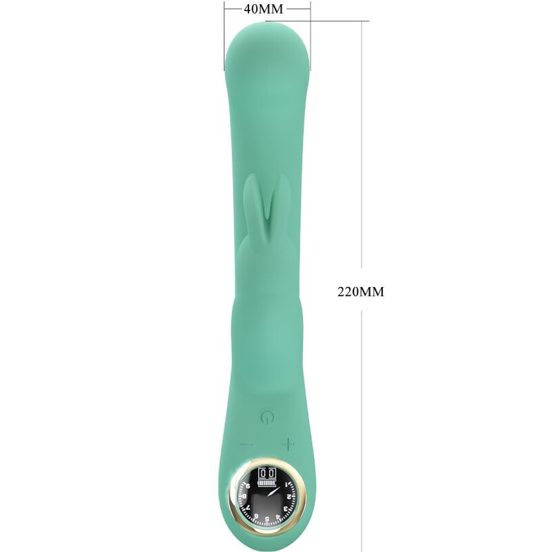 Pretty Love - Lamar Vibrador Rabbit & Punto G Verde