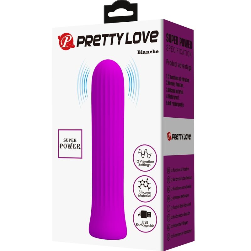 Pretty Love - Blanche Vibrador Estimalador Rosa