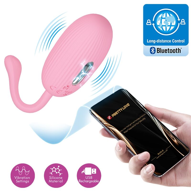 Pretty Love - Doreen Huevo Vibrador Recargable Rosa