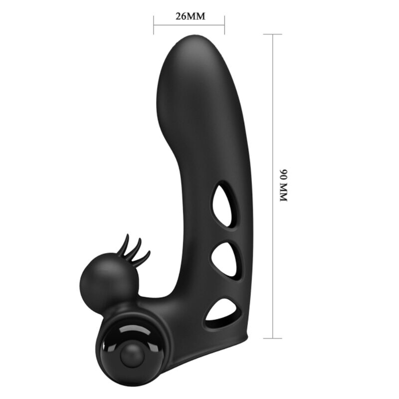 Pretty Love - Orlando Funda De Dedo Vibrador Negro