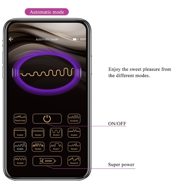 Huevo Vibrador Nymph  Con App Movil