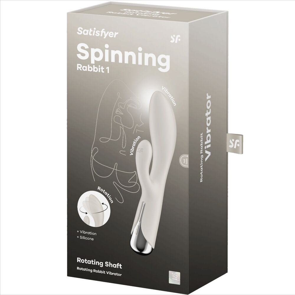 Vibrador Satisfyer  Spinning Rabbit 1 Estimulacion Clitoris Y Punto G Beige