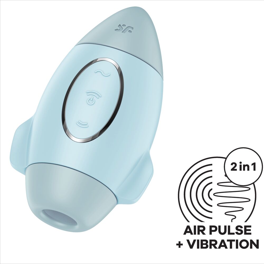 Succionador Y Vibrador  Mission Control  Azul