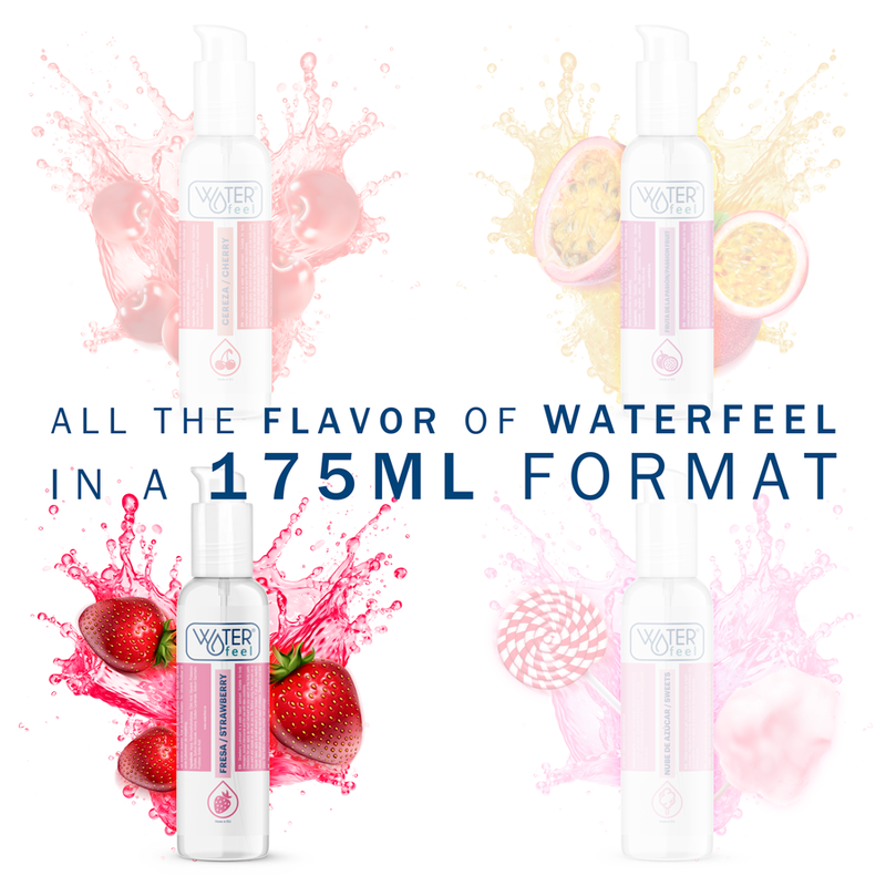Waterfeel - Lubricante Base Agua Fresa 175 Ml