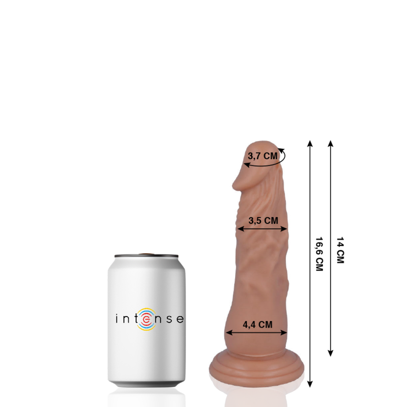 Mr Intense - 6 Pene Realistico 16.6 Cm -O- 4.4 Cm