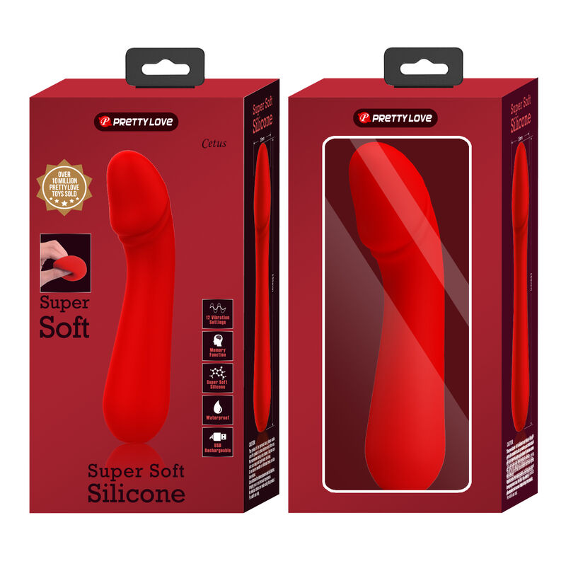 Pretty Love  Cetus Vibrador Recargable Rojo
