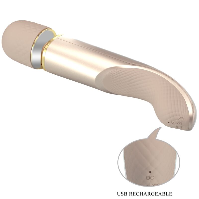 Pretty Love - Masajeador 7 Modos Vibracion Champagne