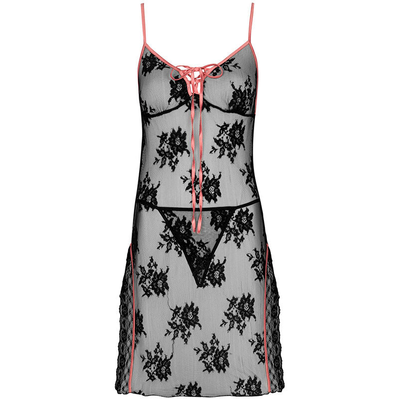 Livco Corsetti Fashion - Karonin Lc 90628 Falda + Panty Negro L/Xl