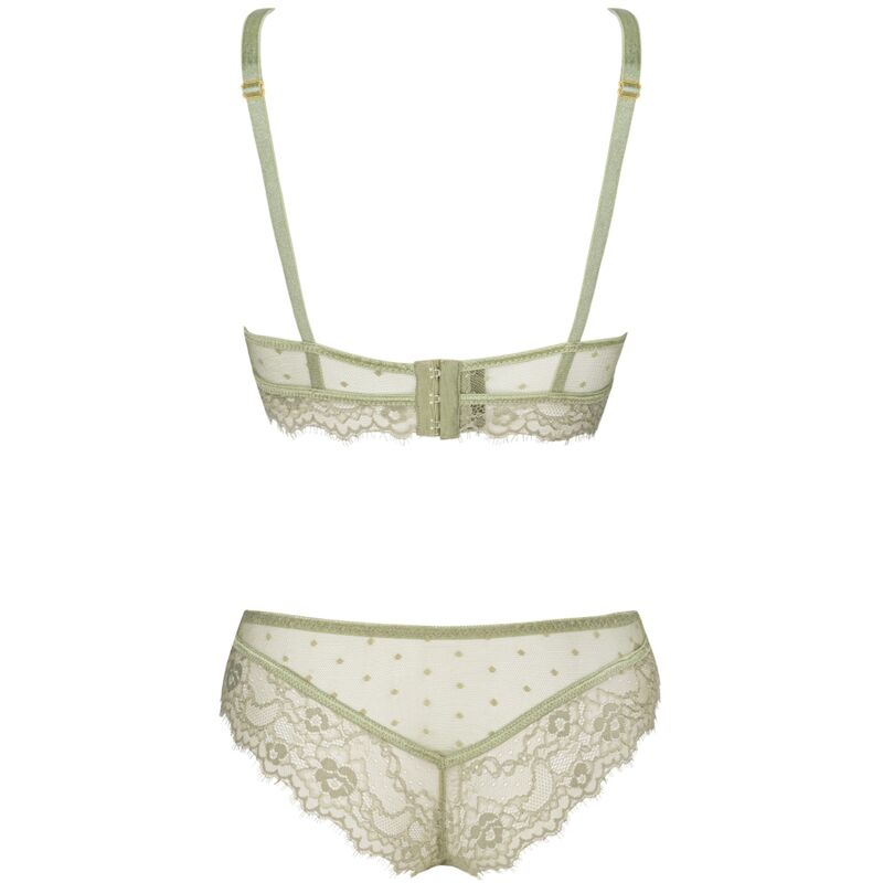 Livco Corsetti Fashion - Pine Lc 90667 Sujetador + Panty Khaki S/M