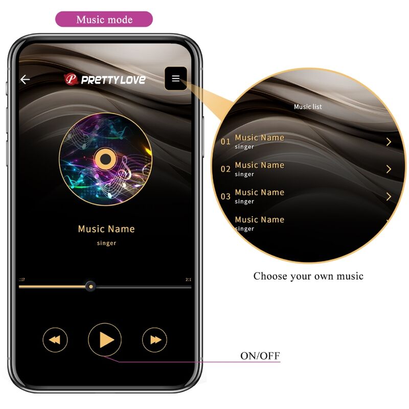Pretty Love  Billy Vibration Lila - App Gratuita