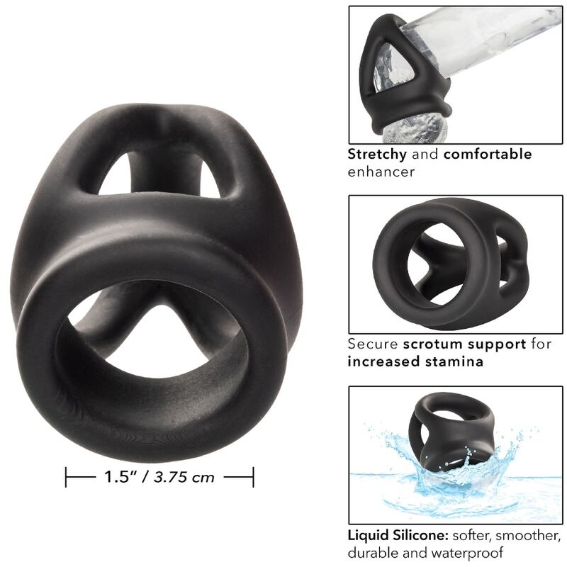 Calexotics - Alpha Anillo De Jaula Doble Negro