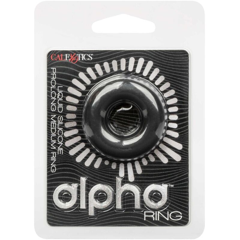 California Exotics  Alpha Anillo Prolong Medio Negro