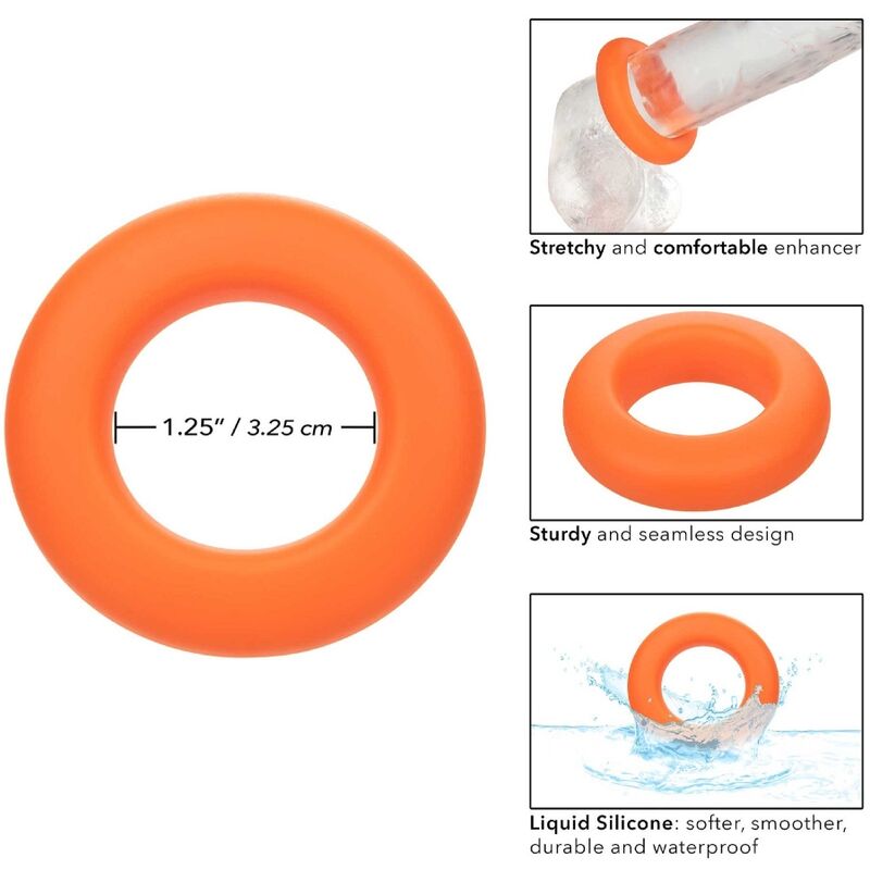 Calexotics - Alpha Anillo Prolong Grande Naranja