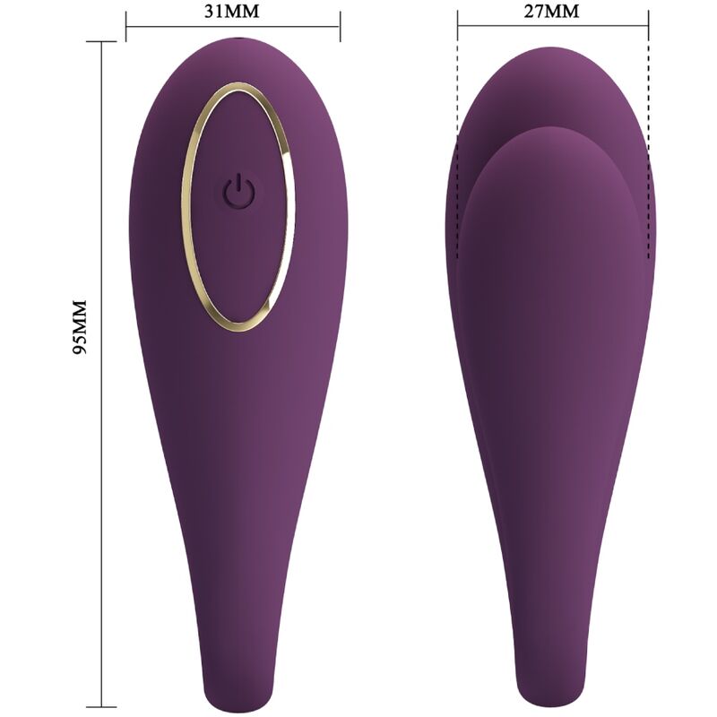 Pretty Love  August Vibrador Doble Placer Global Remote
