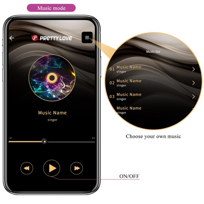 Pretty Love - Abner App Lila