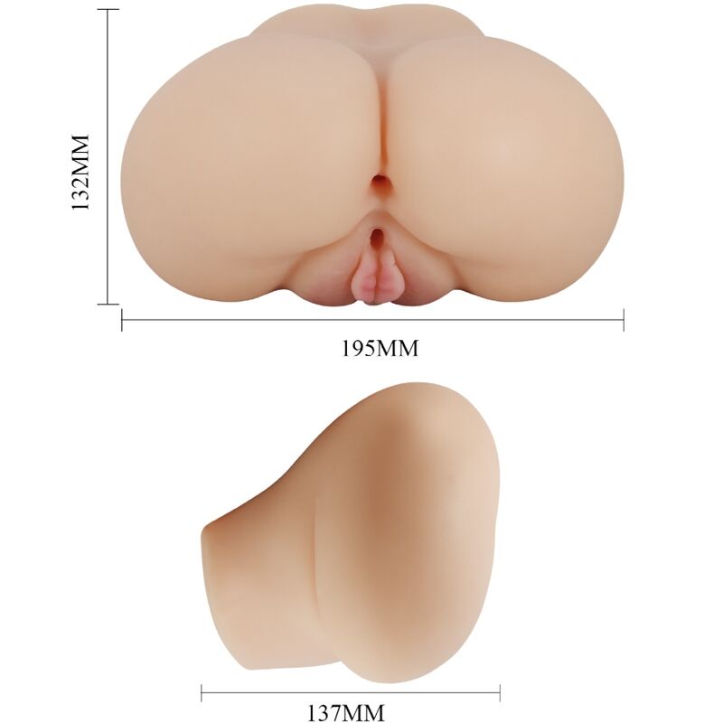 Crazy Bull - Vagina Y Ano Realisticos Vibrador Luna