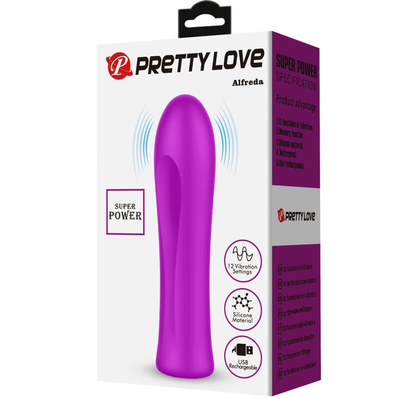 Pretty Love  Alfreda Vibrador Super Power Violeta