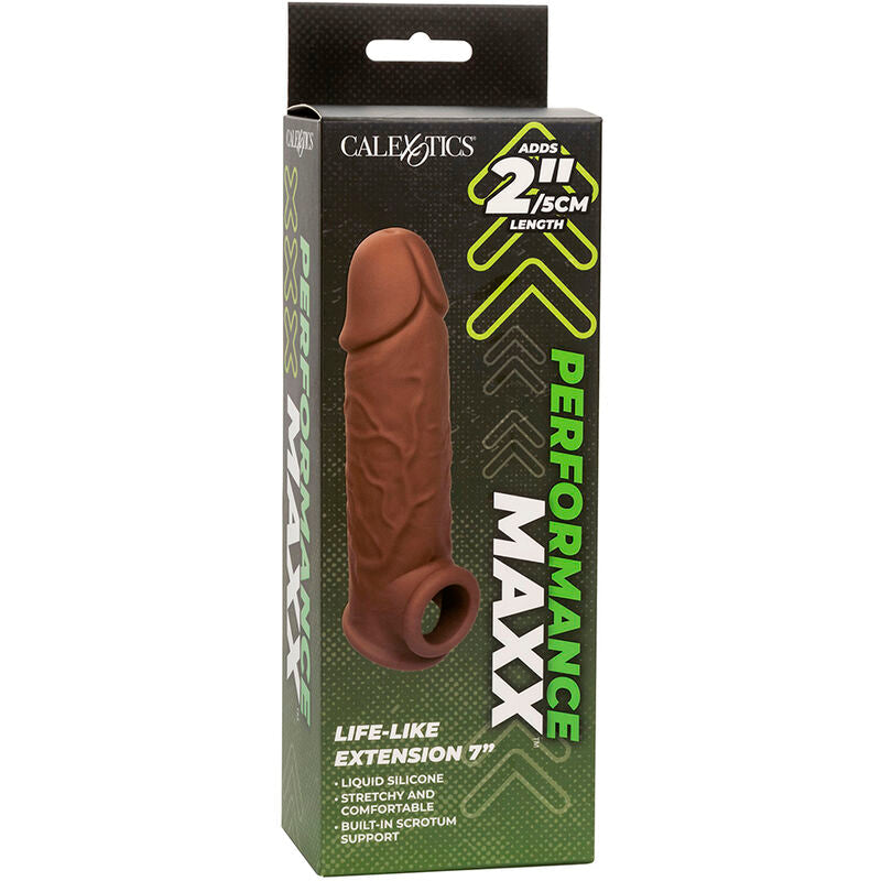 Calexotics - Performance Maxx Extensión Realista 7 Piel Moreno