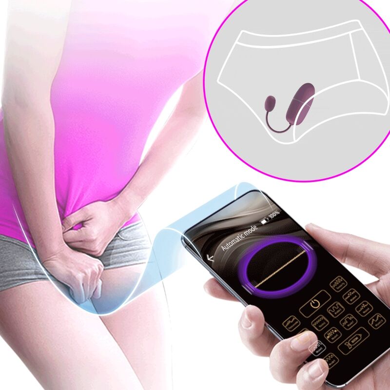 Pretty Love - Nymph Huevo Vibrador Controlado Por App Lila