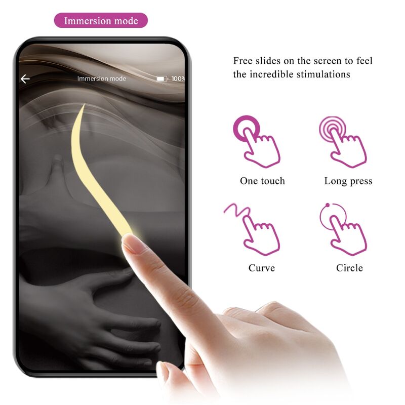 Pretty Love - Nymph Huevo Vibrador Controlado Por App Lila